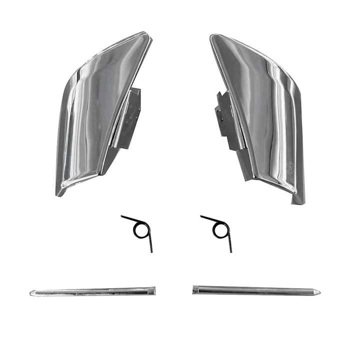 1pair Front Seat Backrest Locking Mechanism Trim Caps for - W204 C204 W207 A20791085069051 A2079108