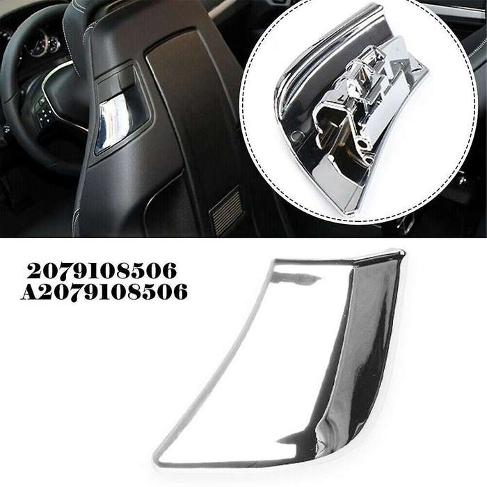 1pair Front Seat Backrest Locking Mechanism Trim Caps for - W204 C204 W207 A20791085069051 A2079108