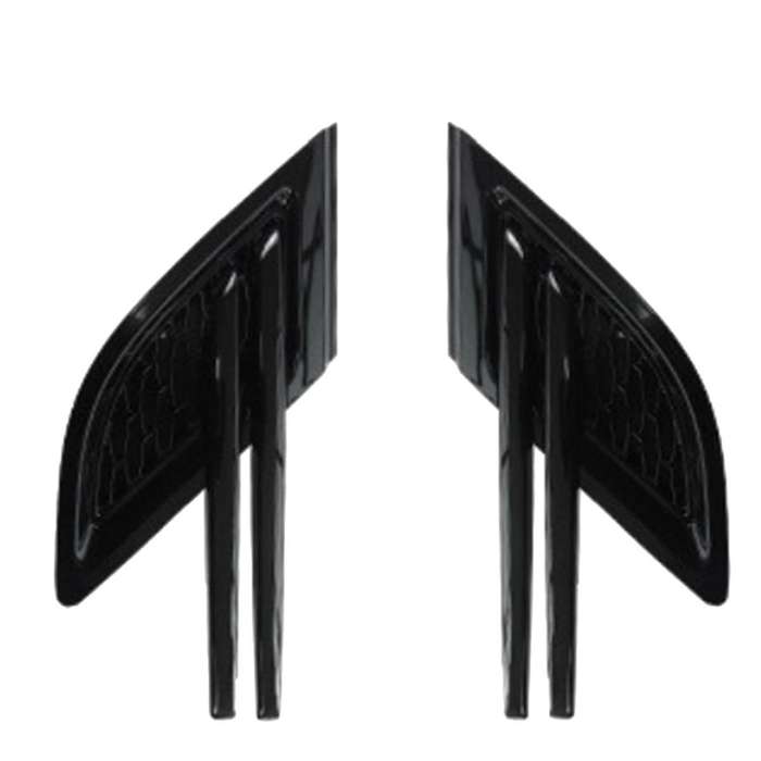 1pair Glossy Black Side Air Flow Vent Grille Grill Side Grilles Grid for Range Sport 2014-2017