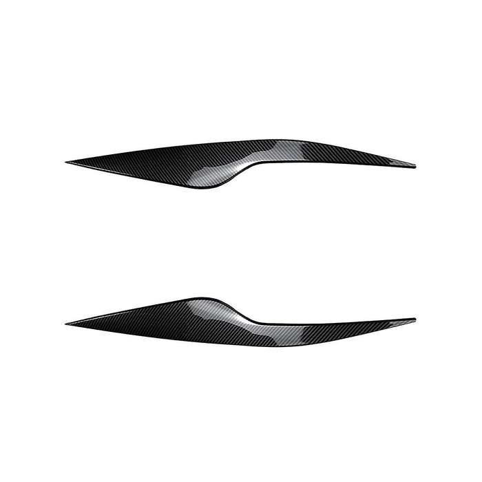 1pair Headlight Eyebrows Trim Cover for Focus Mk2 C307 2008-2011 Head Light Lamp Eyelid Decorative