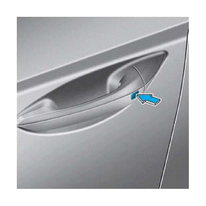 1pair Inductive Exterior Handle Button Key 82651-g2720 82661g2720 for Ioniq 2016-2020 Door Puller S