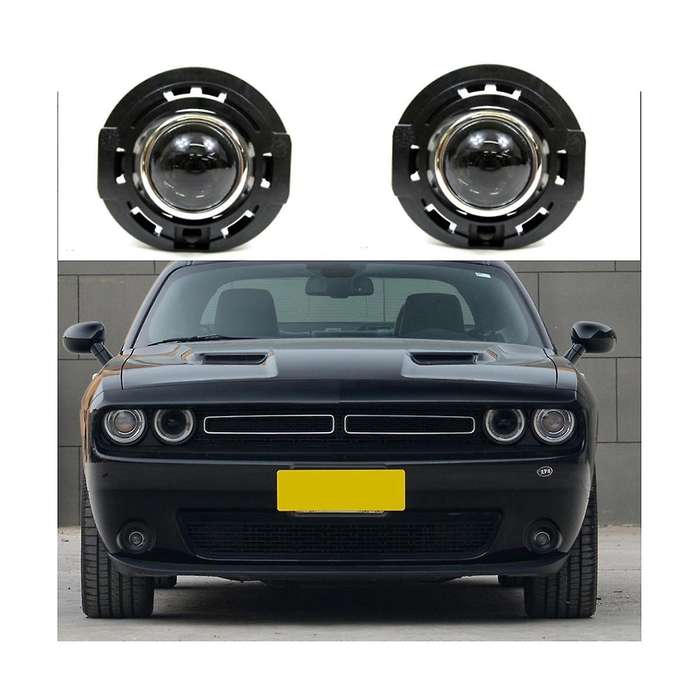 1pair Led Fog Light Front Bumper Fog Lamp Headlights 68140324ab for Grand Caravan 2011-2023