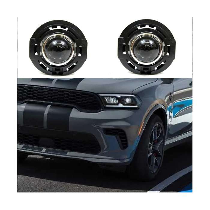 1pair Led Fog Light Front Bumper Fog Lamp Headlights 68140324ab for Grand Caravan 2011-2023