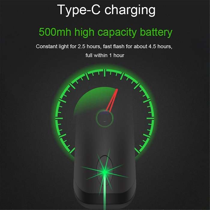 1pair Led Green Light Car Remote Navigation Light Anti Rear Collision High Speed Help Warning Light