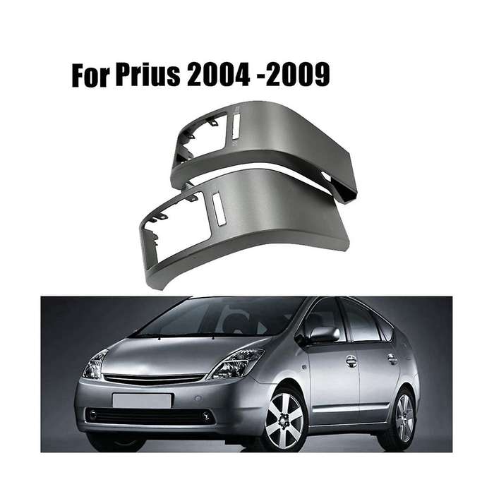 1pair Left Right Side A/c Dashboard Air Outlet Trim Frame for Prius 2004-2009 Chrome Panel Decorati