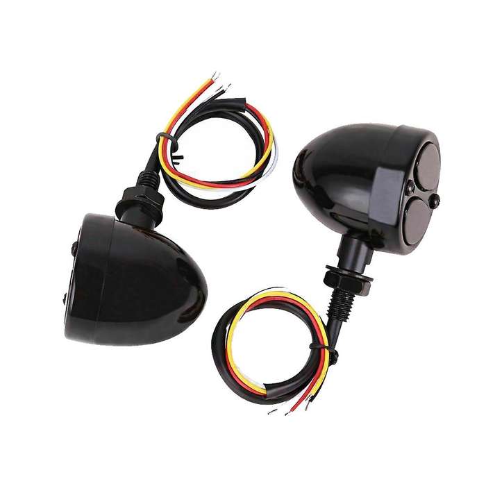 1Pair Motorcycle Turn Signal Indicator Light Motorbike Blinker Headlight Fit for