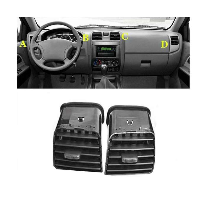 1pair Outlet Air Conditioner Dashboard Panel for 3/5 2010-2013 A/c Vent Nozzle Plate