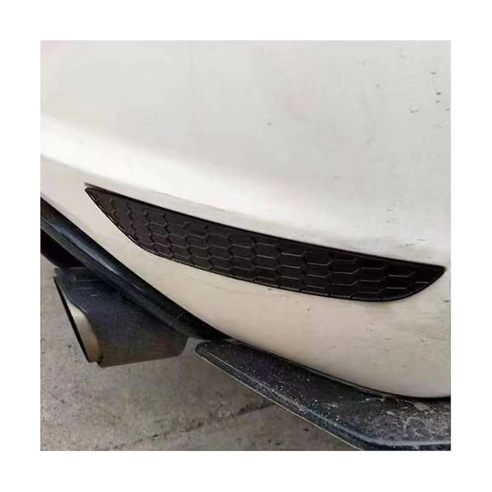 1pair Rear Bar Honeycomb Tail Fog Light Cover Trim Styling for Golf 6 Rear Bumper Reflector Strips
