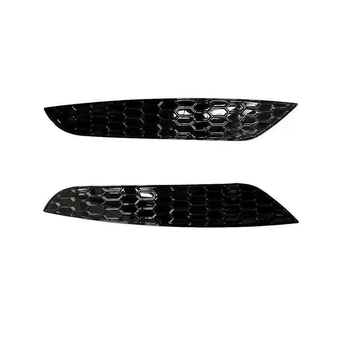 1Pair Rear Bar Honeycomb Tail Fog Light Cover Trim Styling for Golf 6 Rear Bumper Reflector Strips S