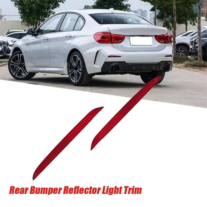 1Pair Rear Bumper Reflector Light Trim 63247450639 7450640 for 1 2 Series F40 F22 F23 2017-2024 7295