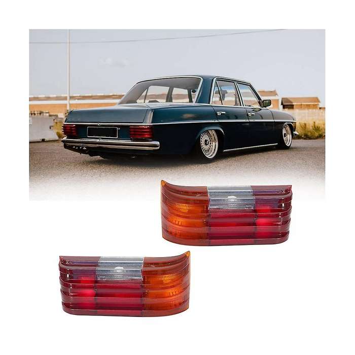 1pair Rear Tail Light Stop Brake Lamp for W115 1976-1984 Car Reverse Signal Turn Lighting without B