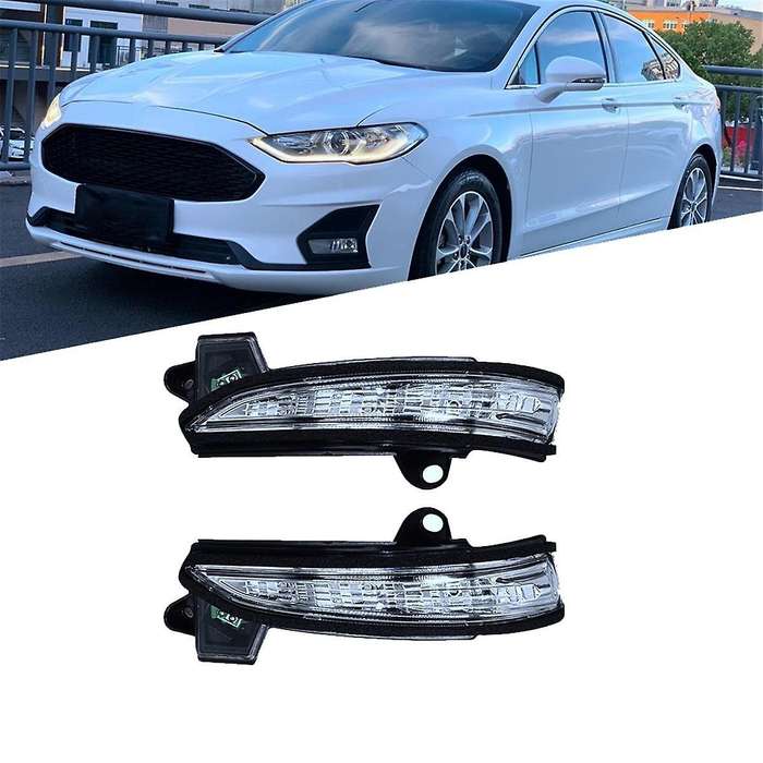 1Pair Rearview Mirror Turn Signal LED Indicator Light 31498601 for Mondeo 2013-2020 DS73-13B382- DS