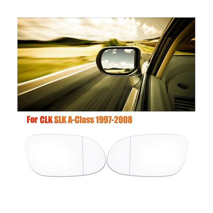 1pair Side Wing Rearview Mirror Heated Lens Glass 2088100121 2088100421 for Clk A-class 1997-2008