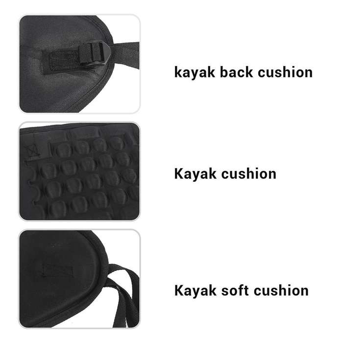 1Pc Adjustable Kayak Cushion Canoe Environmental Protection Seat Back Rest Pad Kayak Soft Thick Bac