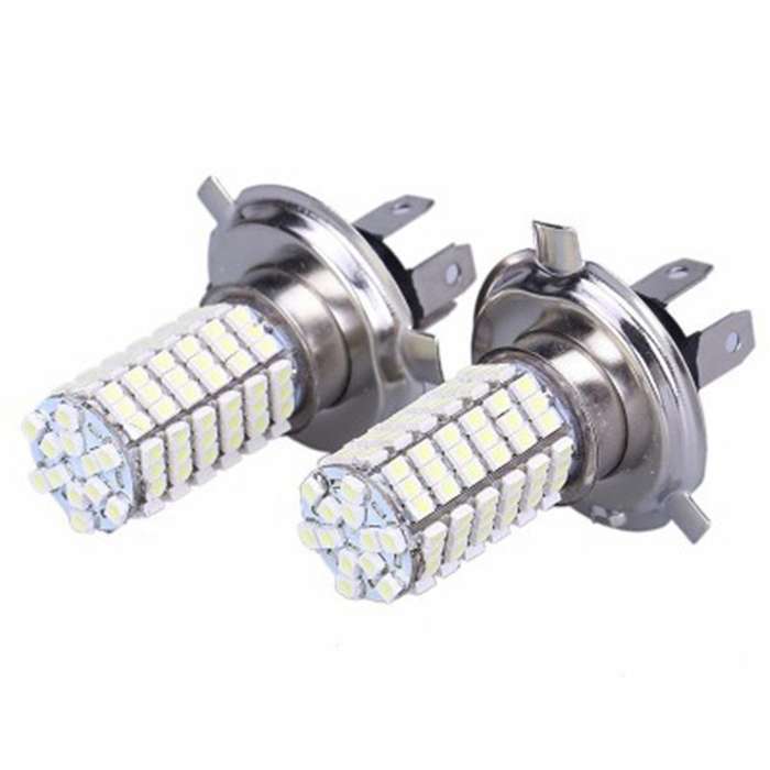 1PC H4 Led Bulb Car Fog Lights 3528 120SMD LED Fog Light Motorcycle Headlight Tail Lamp 12V