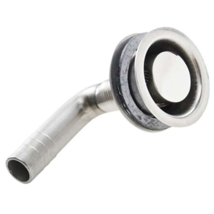 1Pc Marine Boat Fuel Gas Tank Vent Stainless Steel Flush Mount 90 Degree