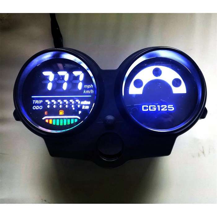 1PC Motorcycle LED Digital Dashboard Durable Parts Tachometer Speedometer Gauge for CG125