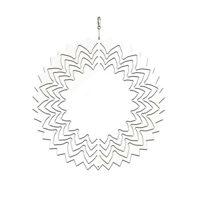 1pcs 10 Inch Sublimation Wind Spinner Blanks 3d Garden Wind Spinners Sublimation Blanks Double Side