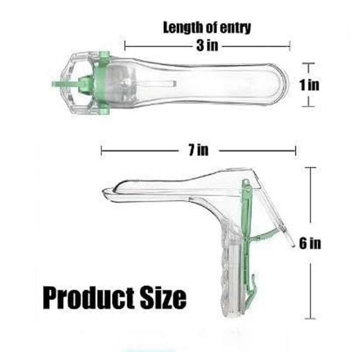 1pcs Adjustable Illuminated Mirror Clear Clip Professional Speculum Reusable
