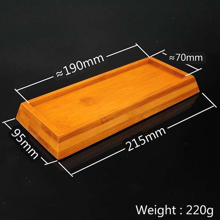 1pcs Anti-skid Knife Sharpener Bracket Sharpening Stone Base Stone Base Whetstone Bracket Bamboo Fi