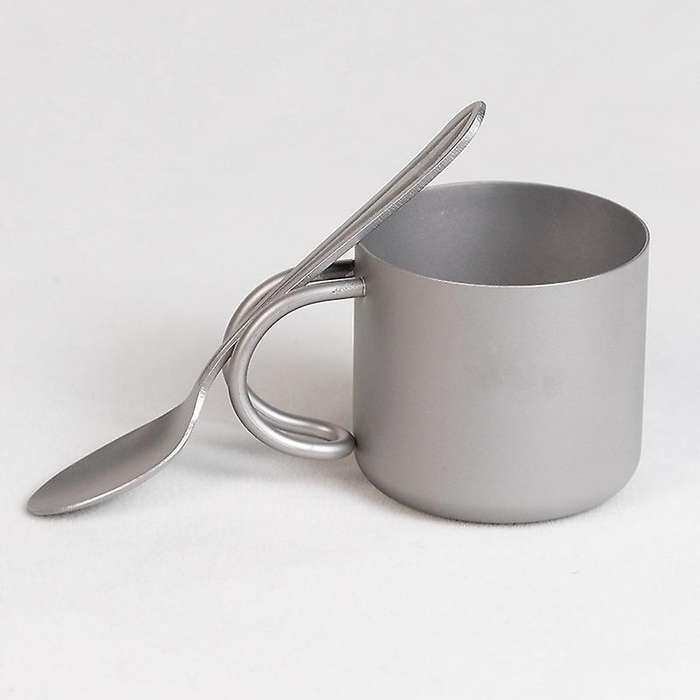 1Pcs Coffee Cup Reusable Coffee Cup Travel Coffee Cup Titanium Coffee Cup Double Coffee Cup