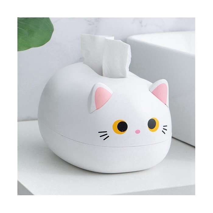1pcs Kitten Multifunctional Tissue Box, Tray Table Hygienic Cute Style Decoration