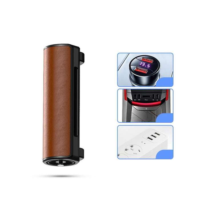 1pcs Red Strong Cooling Wind 3speeds Usb Port Car -fan Portable Car Headrest Pillow Low Noise for F