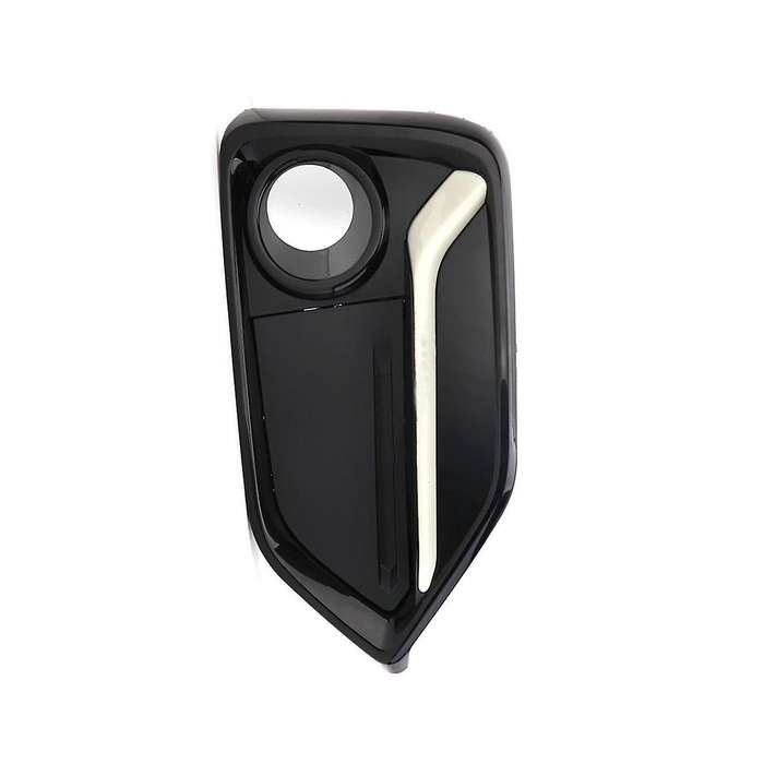1pcs Right Front Bumper Fog Light Cover Trim Headlights Covers Frame Hole for Type R 2017-2021