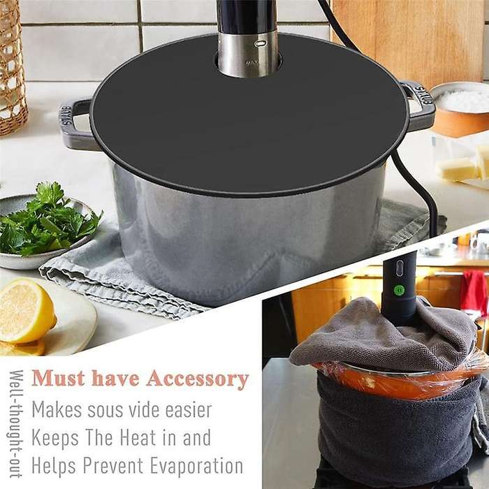 1pcs Silicone Lids - Fits Up to 10.5inch Stock Pots - Gray