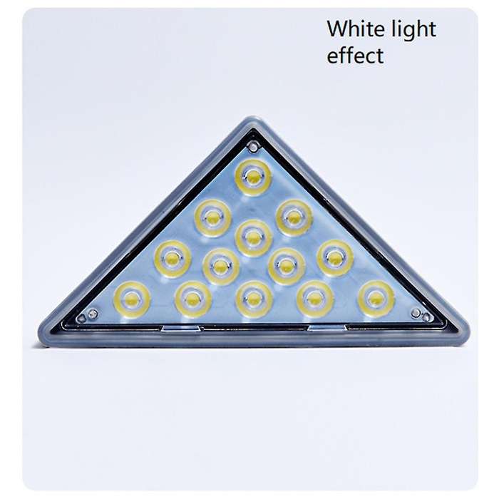 1PCS Solar Stair Light Outdoor Home No Wiring Rainproof Gray Solar Step Light Ambience Light,Warm Li