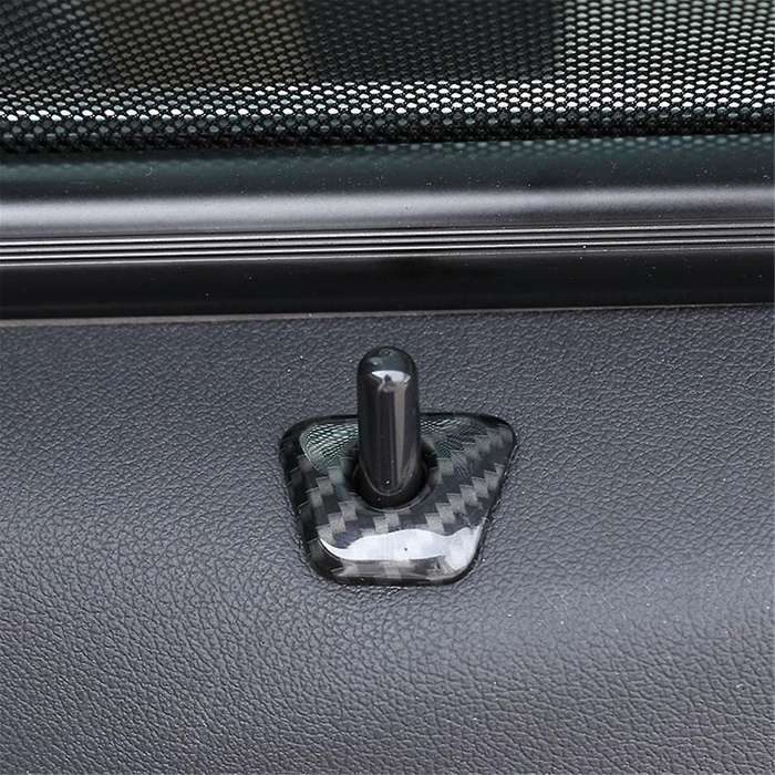 1Set 4Pcs for 5 Series G30 2018-2022 Car Door Latch Lifter Door Lock Pin Cover Trim Sequins Decor St