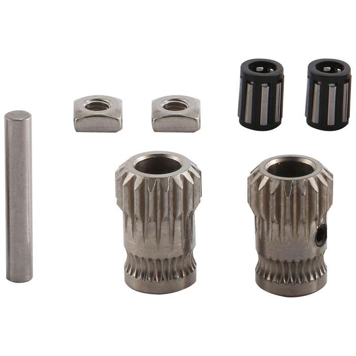 1set 3d Printer Mk3 Drive Gear Extruder Dual Gears Kit Drive Gears Extrusion Wheel for Upgrade Prus