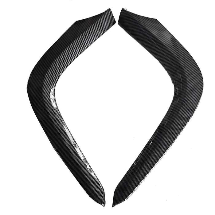 1Set Car Dashboard Air Vents Trim Strip for Altis 2007-2013 Air A/C Outlets ABS Carbon Fibre Trim Co