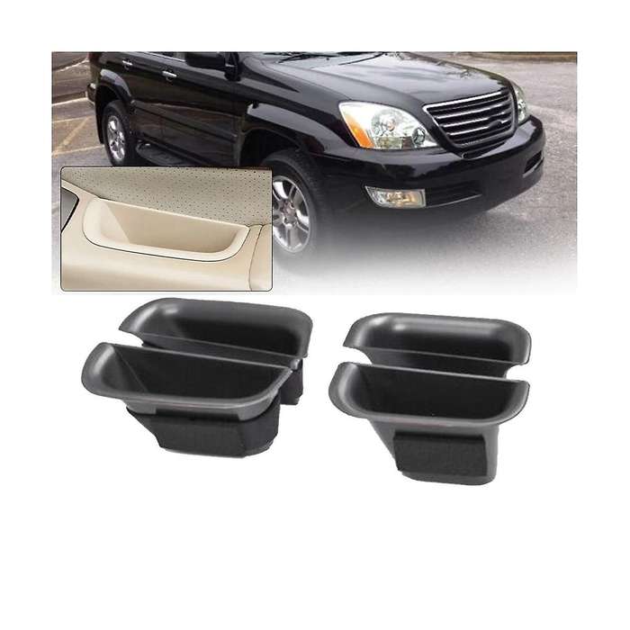 1set Car Inner Door Holder Armrest Storage Box for Prado Gx470 2004-2009 Glove Organizer Container T