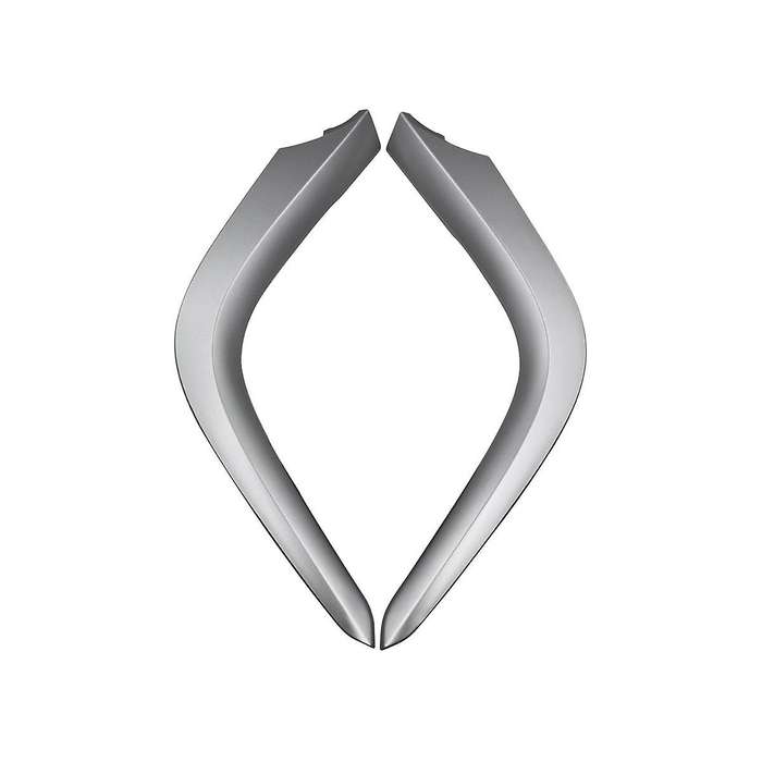 1set Center Air Chrome Trim Strip for Altis 2007-2013 Dashboard Lower+upper Trim Cover Silver Grey