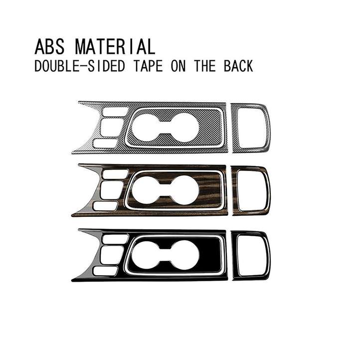 1set Car Water Cup Holder Decor Frame Center Console Water Cup Holder Decoration Cover Trim for Yari