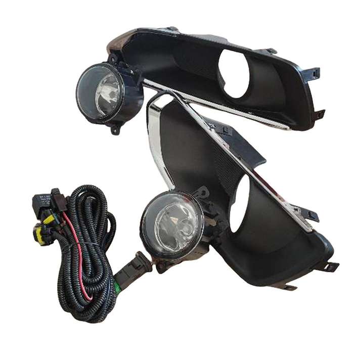1set Front Bumper Frame Fog Light Driving Lamp W/ Cable/switch/relay Kit for Suzuki Sx4 S-cross 2013