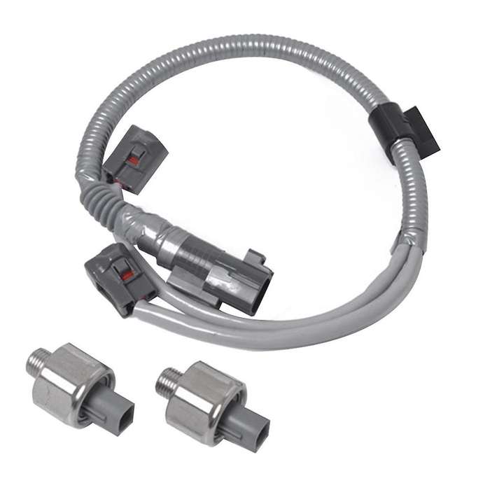 1Set Knock Sensor+Wire Harness for - Sienna- 89615-12090 82219-33030 82219-07010