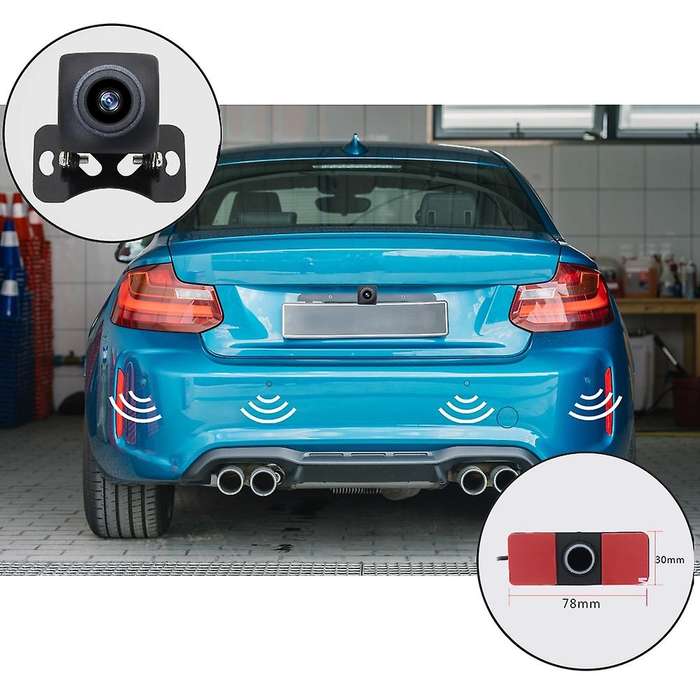 1Set Parking Sensor Wireless WIFI Car Rear View Reverse Parking System 4X Sensors Night Vision Camer