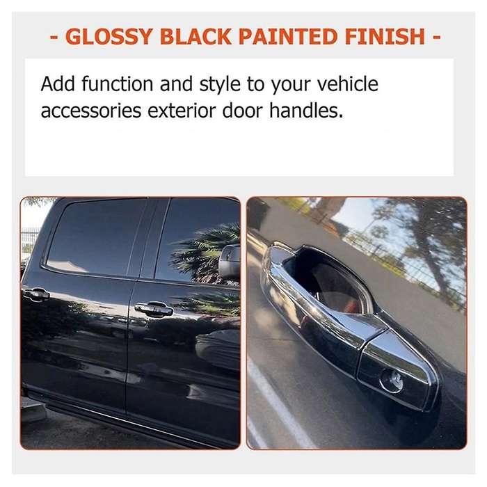 1set Silver Exterior Outside Door Handles 22923605 22929412 for 2014-2018 22929464 22923599