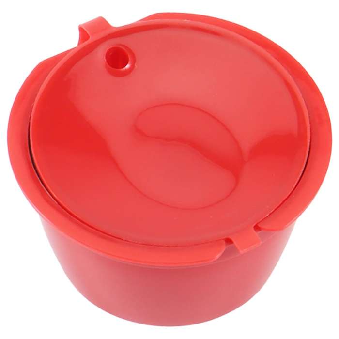 1Set Refillable Coffee Capsules Pods Reusable Coffee Filter Plastic with Spoon Brush High Quality R