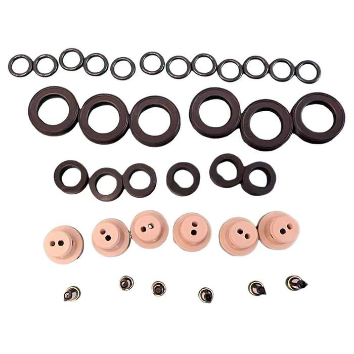 1Set/36pcs Fuel Injector Rebuild Kits O-Rings Seals Filters Caps for 3.4L V6 94-04 FJ585 23209-6204