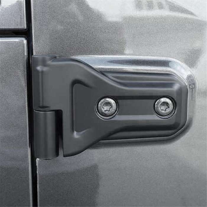 1set/4pcs Car Body Door Hinge Kit for Wrangler Jl 2dr 2018+ Side Door Hinges Cover Trim Long Top and