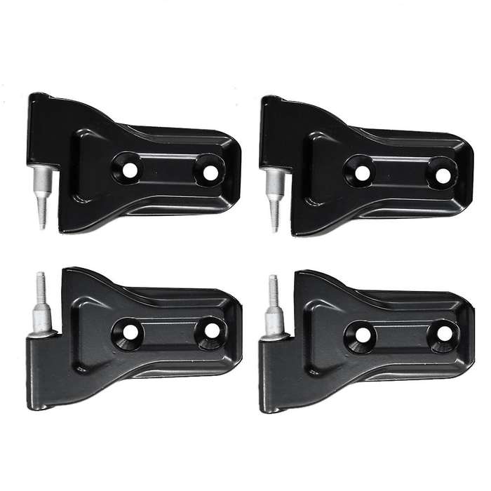 1set/4pcs Car Body Door Hinge Kit for Wrangler Jl 2dr 2018+ Side Door Hinges Cover Trim Long Top and