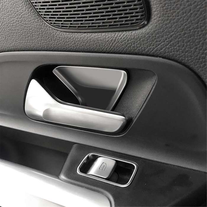 1Set/4Pcs Inner Door Handle Bowl Trim Cover Sticker for EQB/ EQA/GLA//B-Class 2020-2024 A