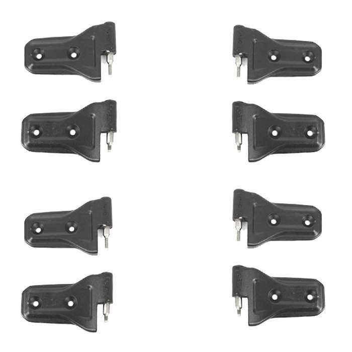 1set/8pcs Car Door Hinge Kit for Jl 4dr 2018+ Body Hinges Cover Trim Long Top and Short Bottom