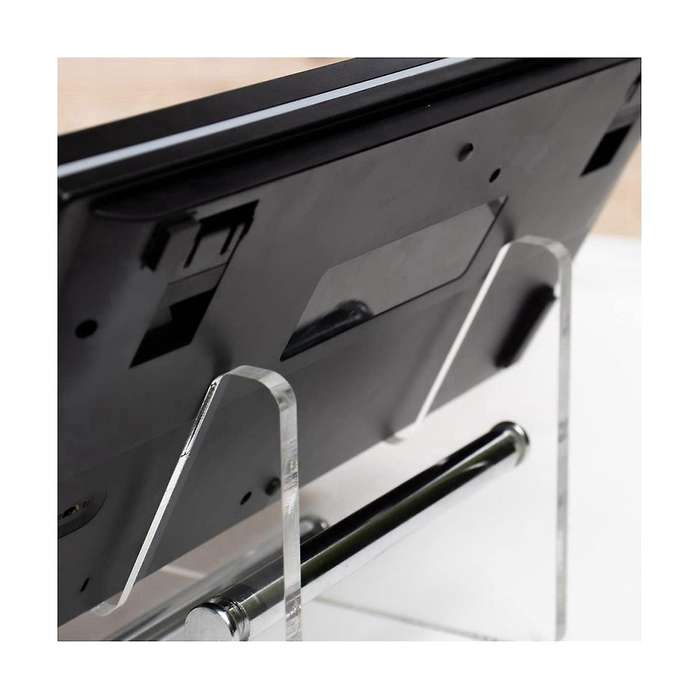 1-tier Acrylic Keyboard Display Stand Clear Mechanical Keyboard Holder Storage Stands for Tablet Pi