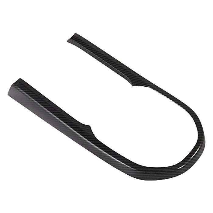1x for Forte Cerato 2019 2020 2021 Carbon Fiber Gear Shift Box Cover Trim Molding Decoration Frame