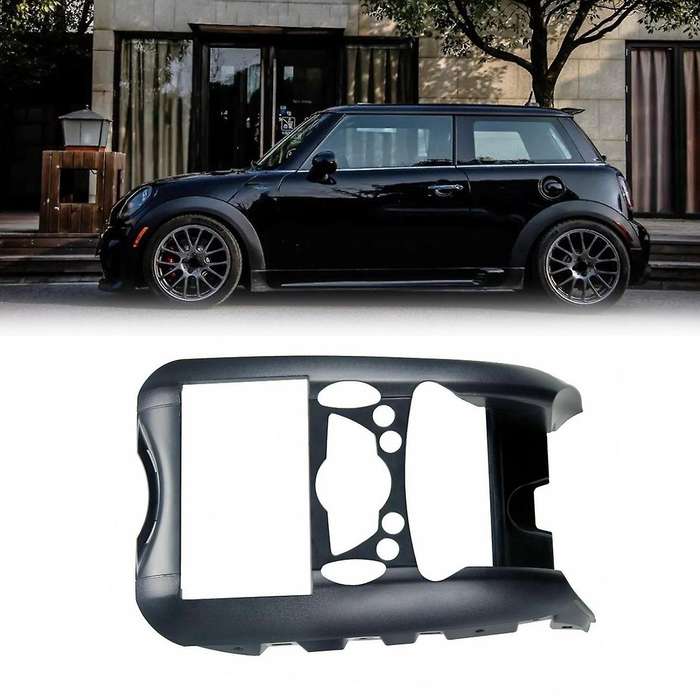 2 Din Car Radio Dvd Player Fascia Frame for  Mini Cooper R55 R56 R57 Trim Panel Installation Kit