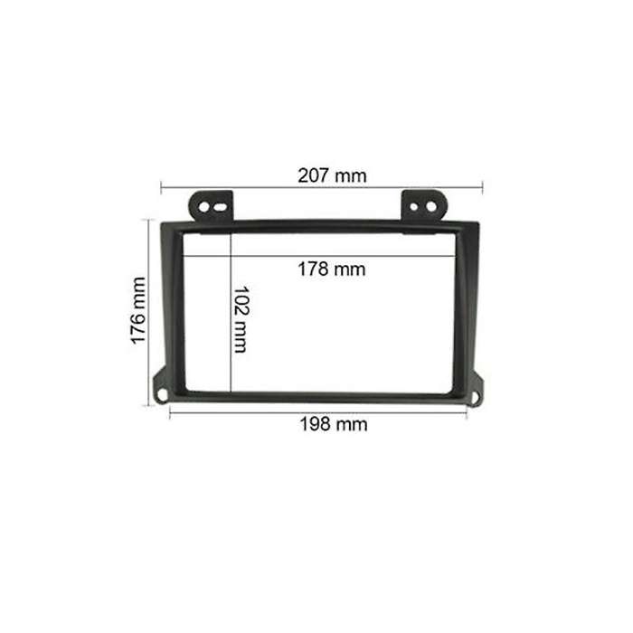 2 Din Car Radio Fascia Mount Trim Panel CD DVD Player Installation for MPV 2002-2007